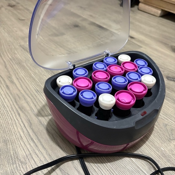 Remington Ionic 20 Hot Rollers Velvet Wax Core H-5600 3 Sizes Never Used Works - Picture 2 of 10